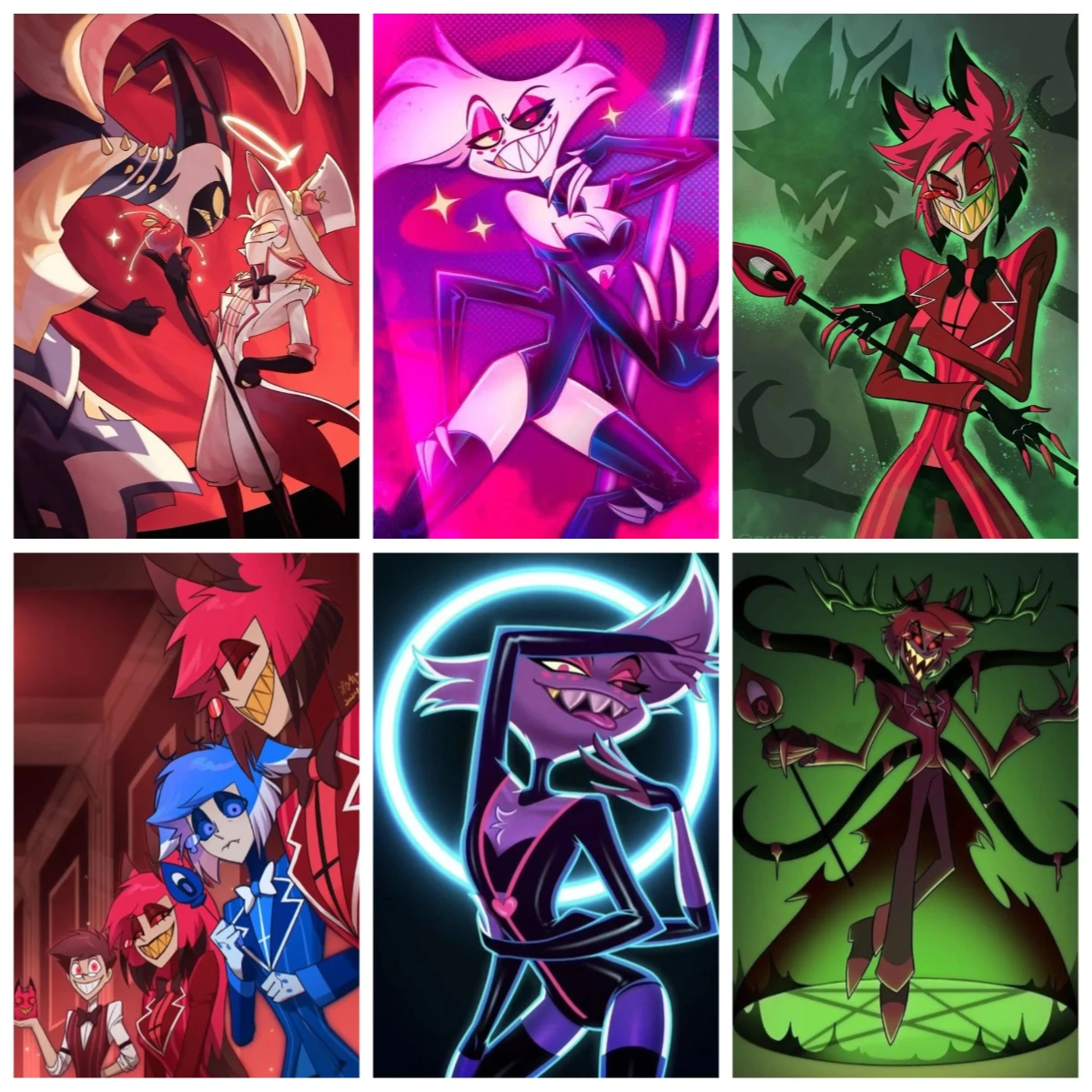 1000pcs Jigsaw Puzzle, Hazbin Cartoon Hotel Puzzle, Perfect for