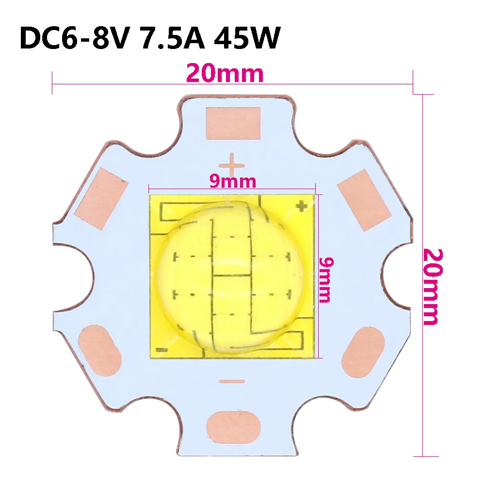 Imagem -04 - Grânulo de Lanterna Led Cob para Carro Fonte de Luz de Mergulho Luz Branca Fria dc 3v 6v 24v Xhp70 90 Xhp110 18w 30w 36w 45w 72w