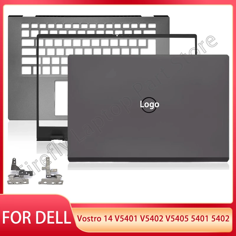 New For Dell Vostro 14 V5401 V5402 V5405 5401 5402 Laptop LCD Back Cover Case Front Bezel Palmrest Bottom Base Case Hinges