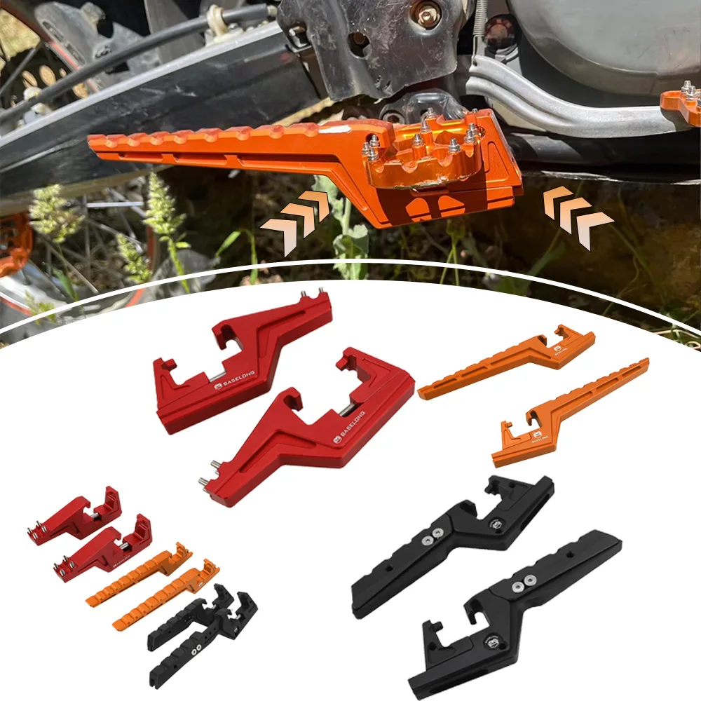 

For Gas Gas EC250 EC300 EC 250F / 350F Passenger Foot Peg Extensions Extended Footpegs Street Modle Accessories For 450 SMR