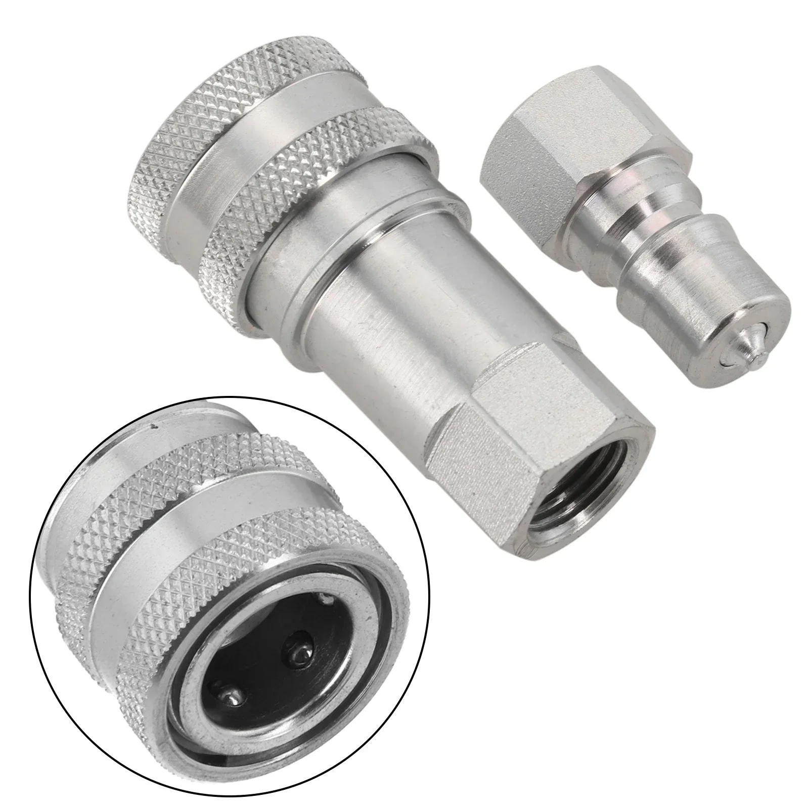 1pc Pipe Fittings Hydraulic Quick Connect Coupler M14x1.5mm Female Thread For Hydraulic Tools Accessories