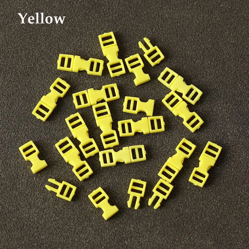 20pcs Side Release DIY Bracelet Webbing Asseccories Handmade Backpack Button  Bags Buckles Dog Collar Strap Mini Buckle