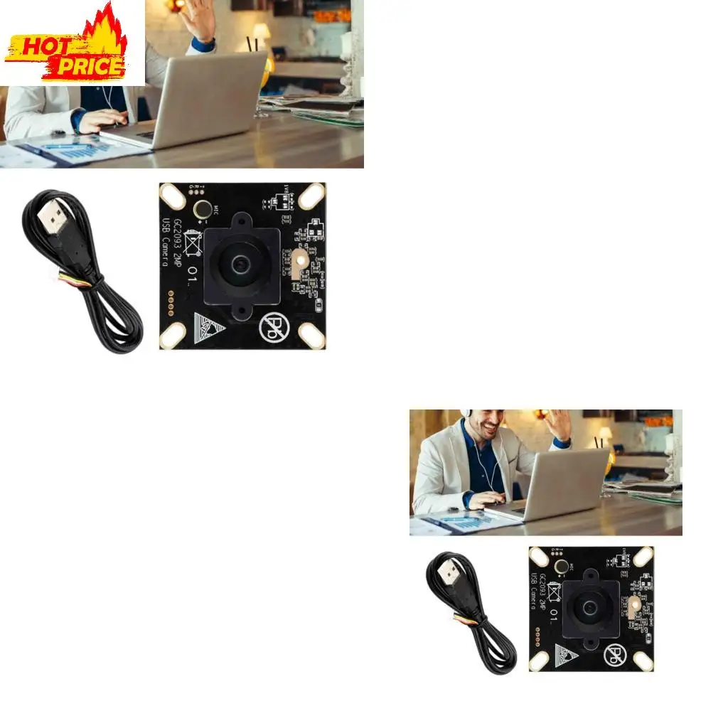

GC2093 2MP USB -камеры Широкая динамическая подсветка USB -камера 2MP Модуль Веб -камера Фиксированная фокусировка для