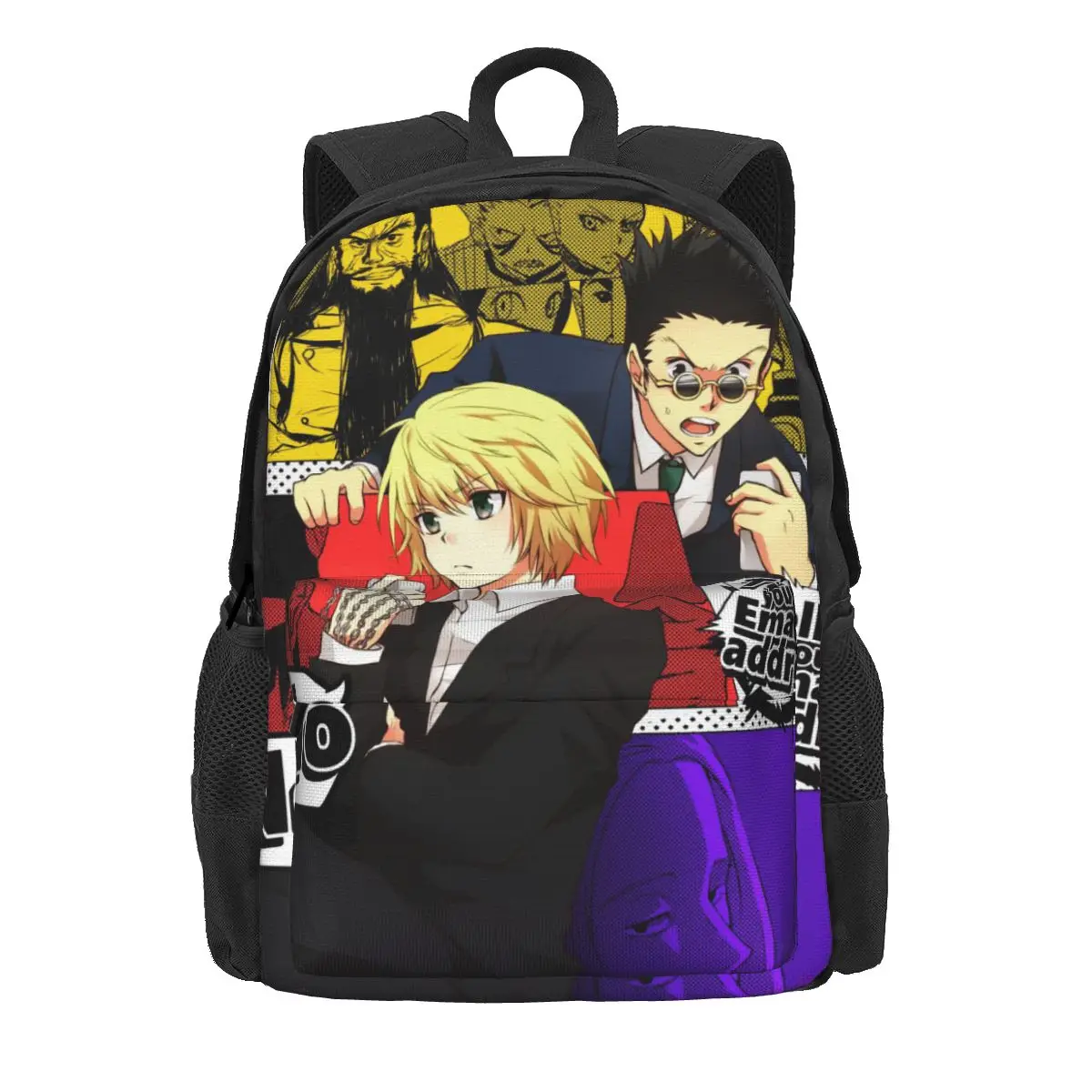 Hunter X Hunter Women Backpack 3D Children School Bag Anime Manga Laptop Mochila Boys Girls Large Capacity Travel Shoulder Bag