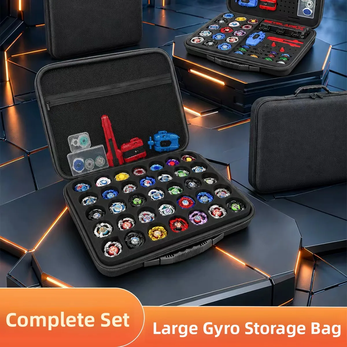 Extra Large Shoulder Backpackable Battle Top Storage Box Shockproof  X Burst Top Holder Launcher Case Organizer