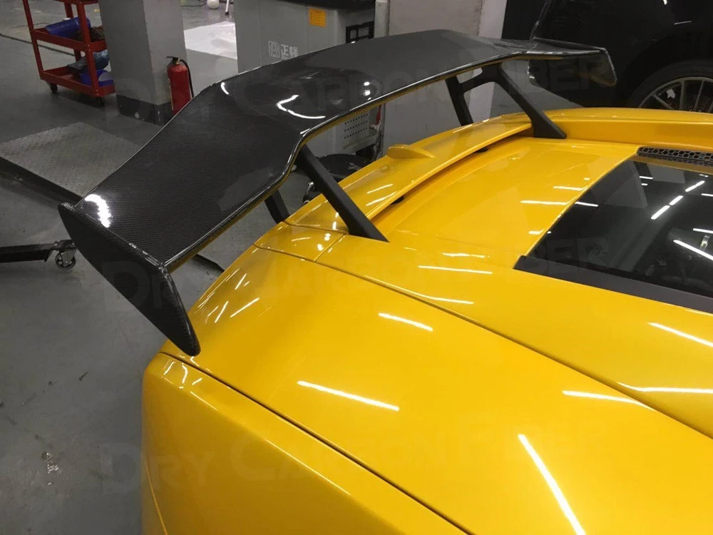 

Real Carbon Fiber Rear Trunk Lip Spoiler Trunk Wing Spoiler for Lamborghini Gallardo allardo LP550 LP560 LP570 GT