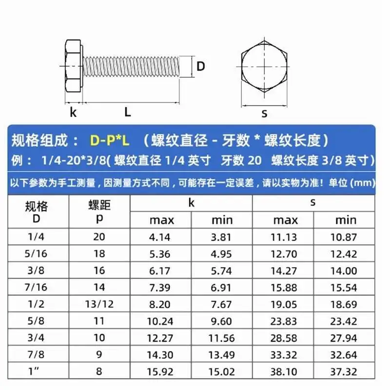 10Pcs 304 Stainless…