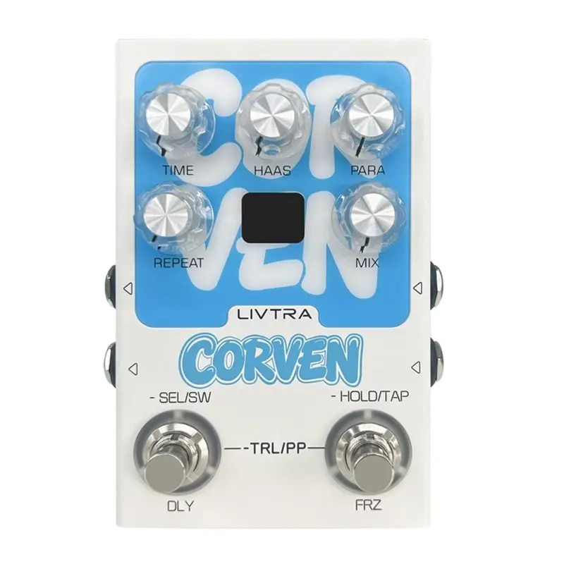 

Dropship-Stereo Delay Effect Pedal, 9 Algorithms, True Stereo I/O, Tap Tempo + Freeze, USB Recording For Stage & Studio