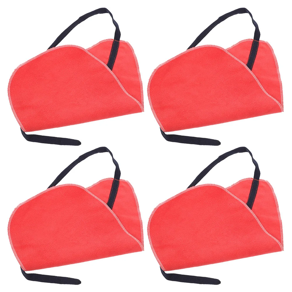 

4 Pcs Musical Instrument Cleaning Cloth Saxophone Polishing Clarinet Swab Care Kit Flute
