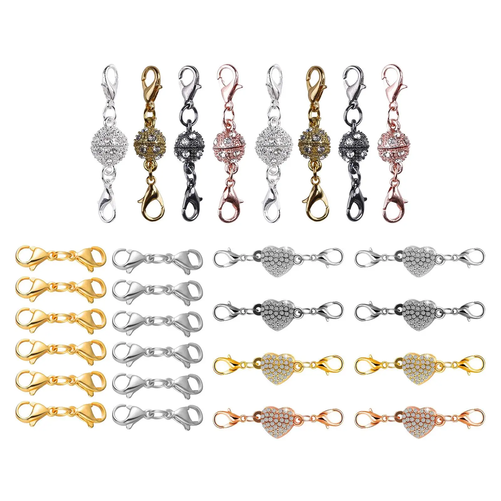 

Jewelry Locking Jewelry Clasps Kit for Necklaces And Bracelets Clasp And Closures