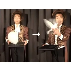 Balloon Dove Tray Magic Tricks Object Appearing From Fire Tray Magie Magician Stage Illusions Gimmick Mentalism Accessories Fun