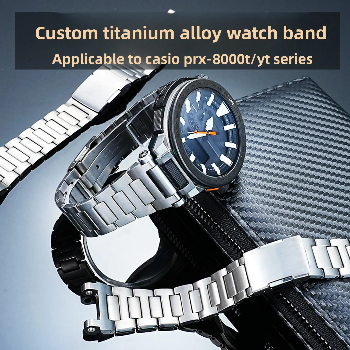 suitable-for-casio-protrek-series-modified-prx-8000t-mountaineering-watch-non-inductive-titanium-alloy-watch-strap-accessories