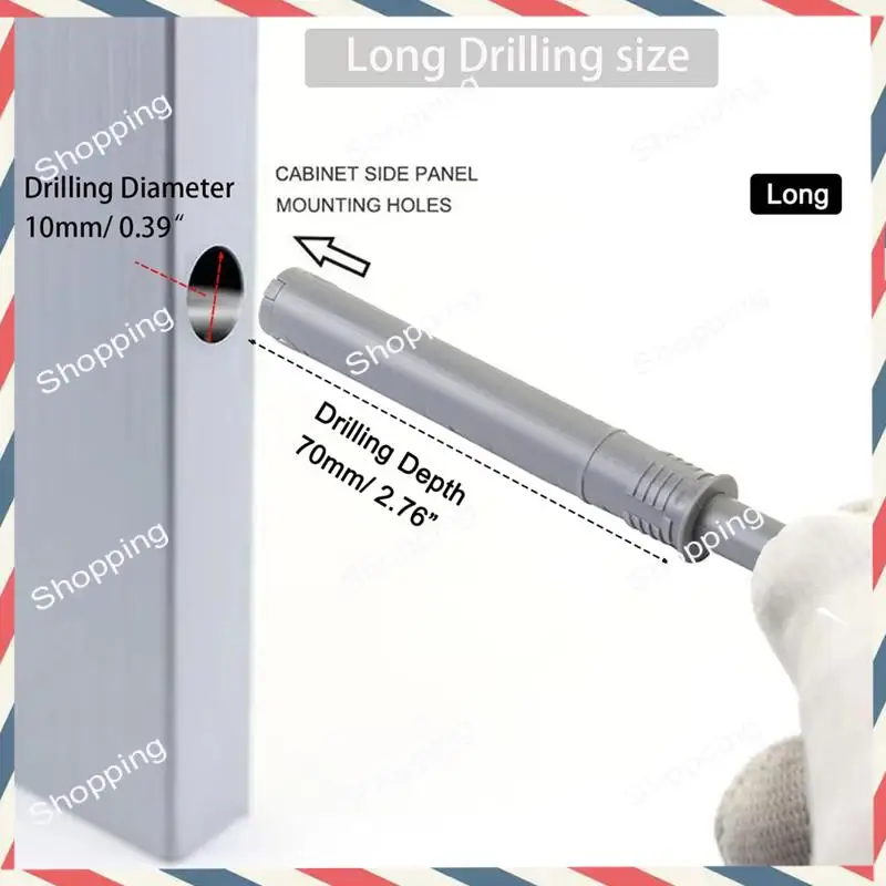 M20K Push To Open Cabinet Hardware 10er-Pack Push Latch & Lock für Tür-Touch-Riegel und Catch Push Release-Schublade