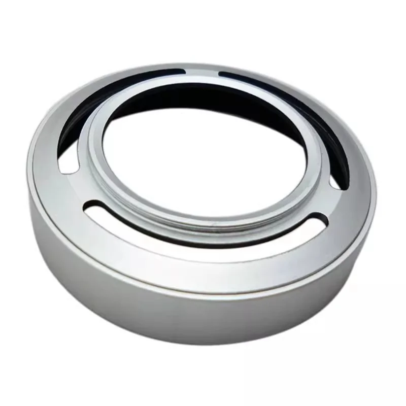 Capa de lente de câmera destacável compacta de metal oco elegante para câmera Fuji X10/X20/X30