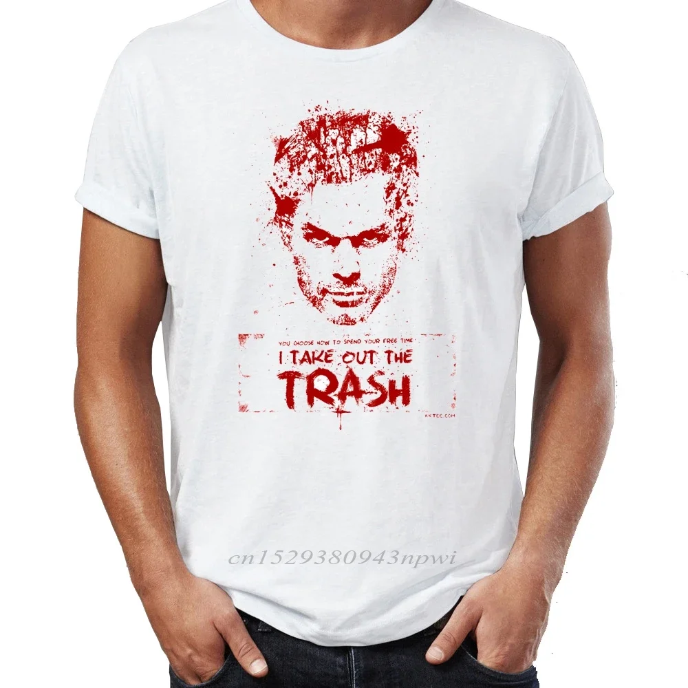 Brand New Men T Shirts 100% Cotton Dexter 's Blood Sample Collection Miami Awesome Artwork Printed Tee Shirts Oversize