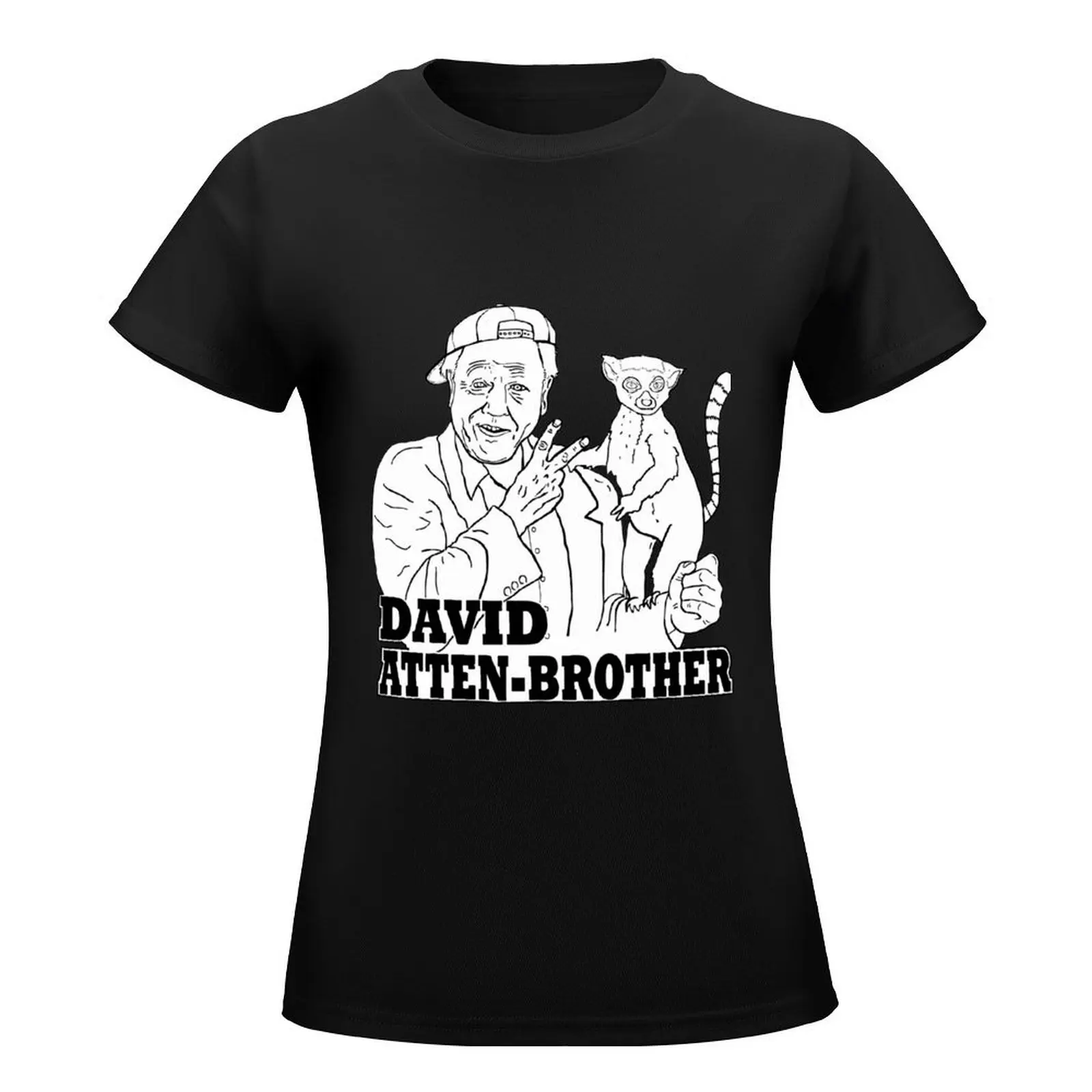 David Atten-Brother T-Shirt hippie clothes Female clothing summer tops cute clothes Women t-shirts