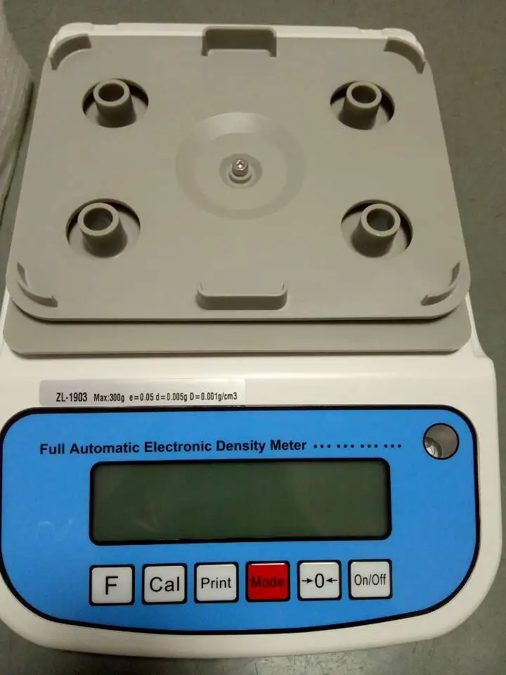 Measured Density and Volume Plastic Granules LCD Direct Readings Densitometer