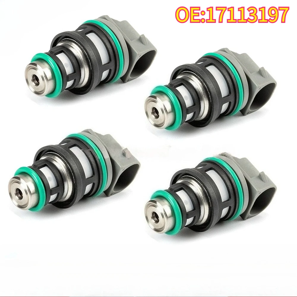 High quality New For 4Pcs 17113197 Fuel Injector 2.2 For Chevy GMC Cavalier Buick Pontica 17113124 17113197 FJ1004