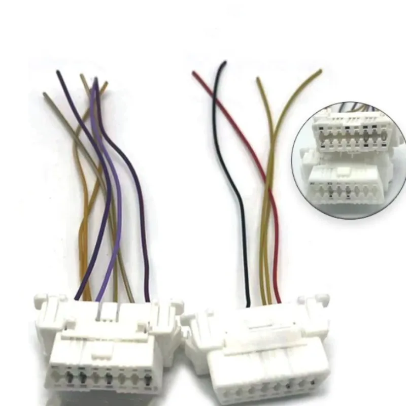 

Automotive Universal OBD Testing Port Full Line 4 pin 7pin Diagnostic Plug Female Automotive Connector