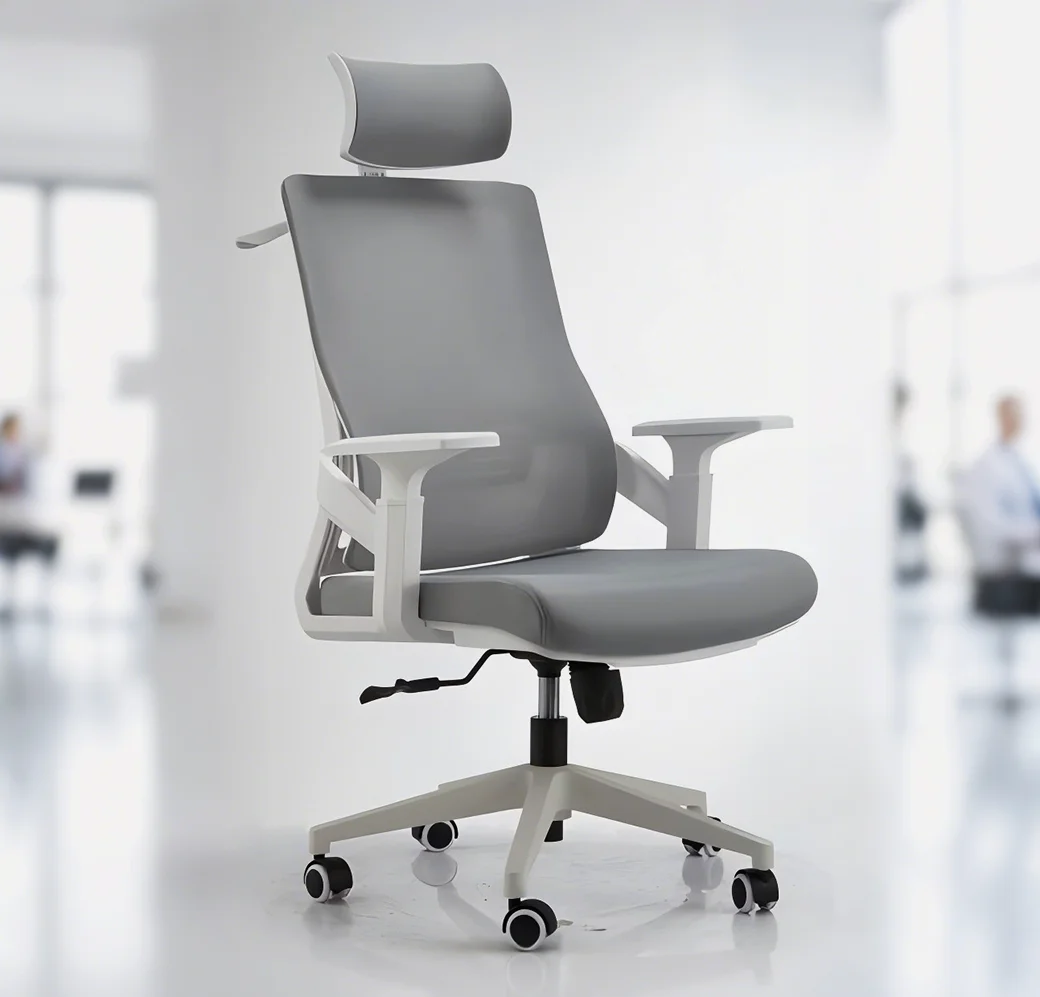 

Ergonomic Modern Fabric Mesh Office Chair with Headrest Height-Adjustable Swivel Seatpromote sales