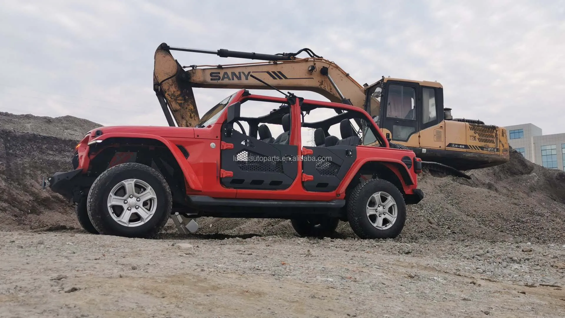 Accesorios para coche 4x4, media puerta de 2/4 puertas para Jeep Wrangler JL 2018+ Gladiator JT