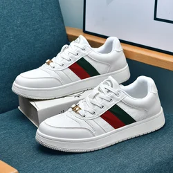 Couple Chunky Sneakers For Men Women Shoes 36~45 Fashion Leather White Casual Footwear Tennis White Running Sport Platform Shoes