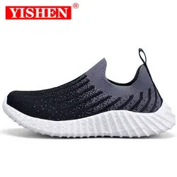 YISHEN-Baskets chaussettes légères pour enfants, chaussures d'école pour garçons et filles, chaussures de sport souples pour tout-petits, chaussures de tennis bettalk l