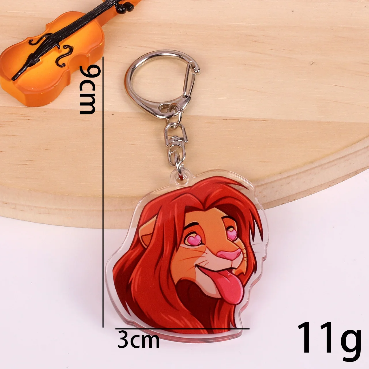 4 سلسلة مفاتيح عشوائية من سلسلة Disney Lion King ملحقات سلسلة مفاتيح حلوة لطيفة للحقائب والمفاتيح المطابقة لتزيين الأمتعة والمزيد