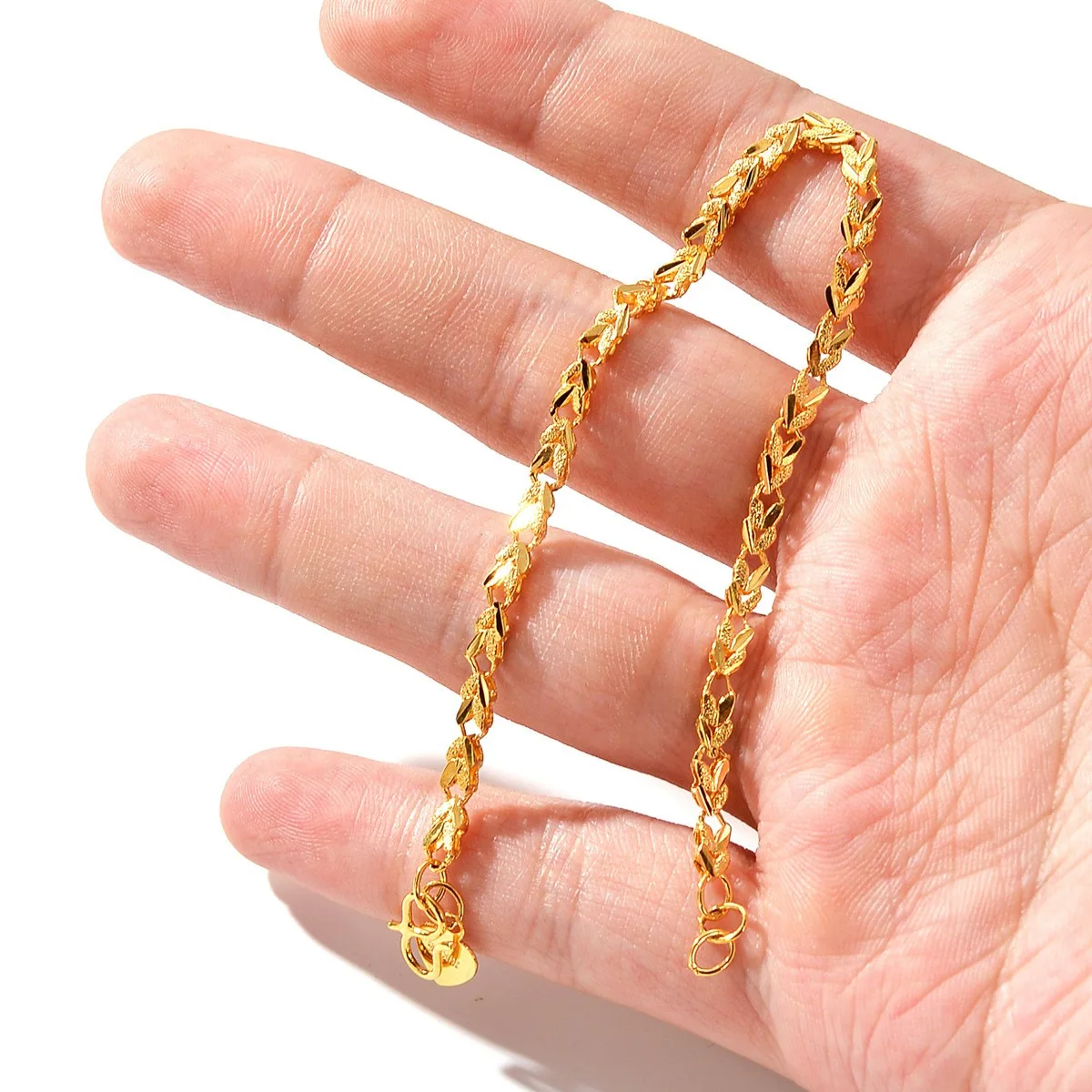 AU999 Gold Bracelet Womens Wedding Jewelry 24K Pure Gold Fashionable and Versatile Goddess Bracelet Cocktail Party Jewelry