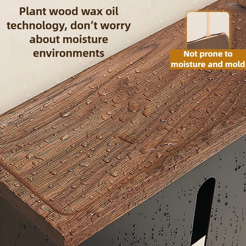 Bathroom Tissue Box Luxury Living Room Bedroom Tissue Box Storage Kitchen Wall Mounted Paper Case Toilet Rectangular Home Decor