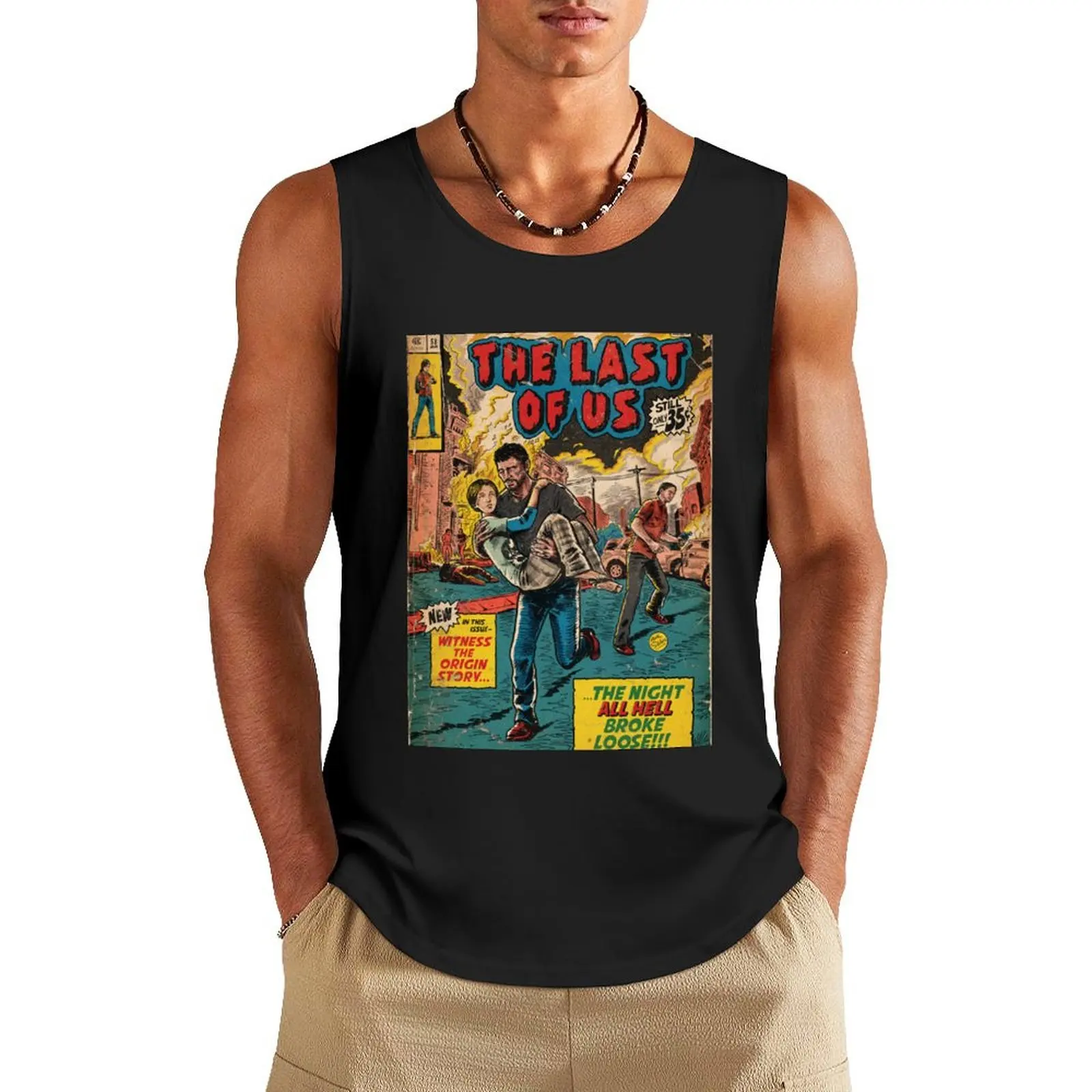 The Last of Us - Intro comic cover fan art Tank Top cute tops summer clothes summer
