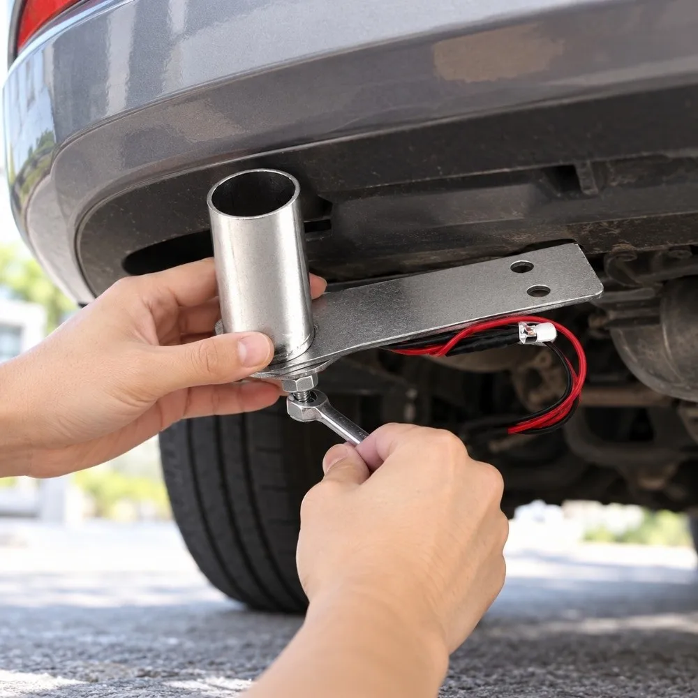 1:10 RC Car Exhaust Pipe Single/Double Row Stainless Steel Metal Tail Throat Exhaust Pipe Single/Double Output