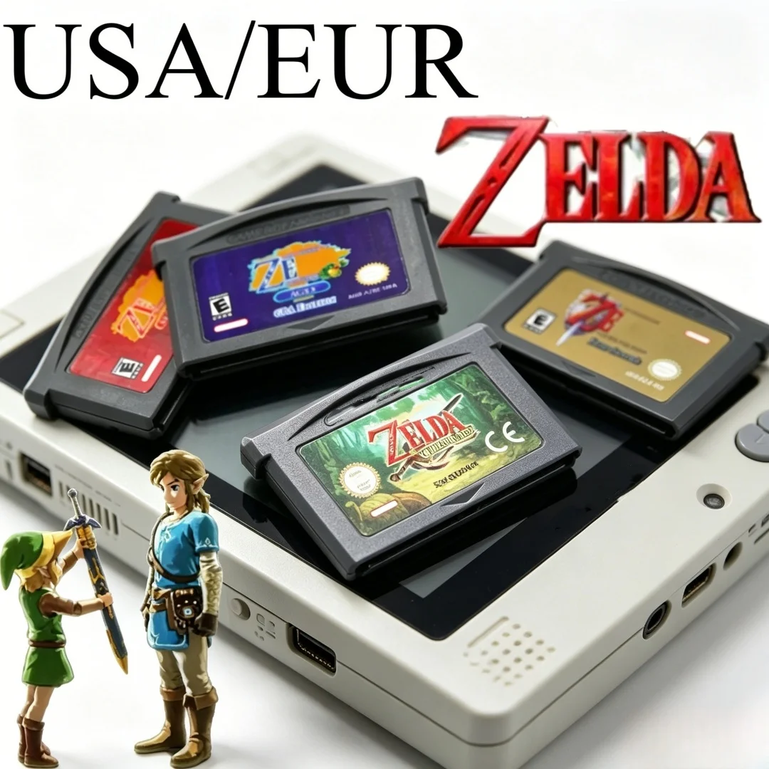Cartucho de juego GBA de 32 bits para consola de videojuegos Game Boy Advance, tarjeta de juego Link To The Past Awakening DX Minish Cap