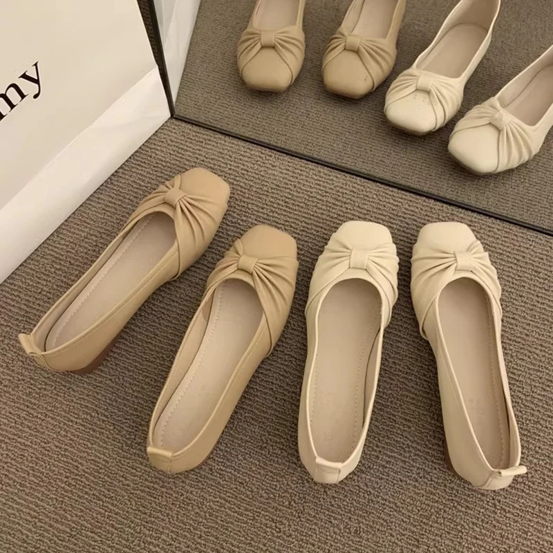 

Туфли женские на низком каблуке, универсальные классические туфли-лодочки с бабушкой, Туфли Мэри Джейн на низком каблуке, модная обувь в Корейском стиле, 2024