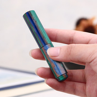MAJOHN Final Craftsman Maru Color Portable Mini Resin Short Pen Iridium Gold Pen Transparent Color Ink Student Practice Ink Pen