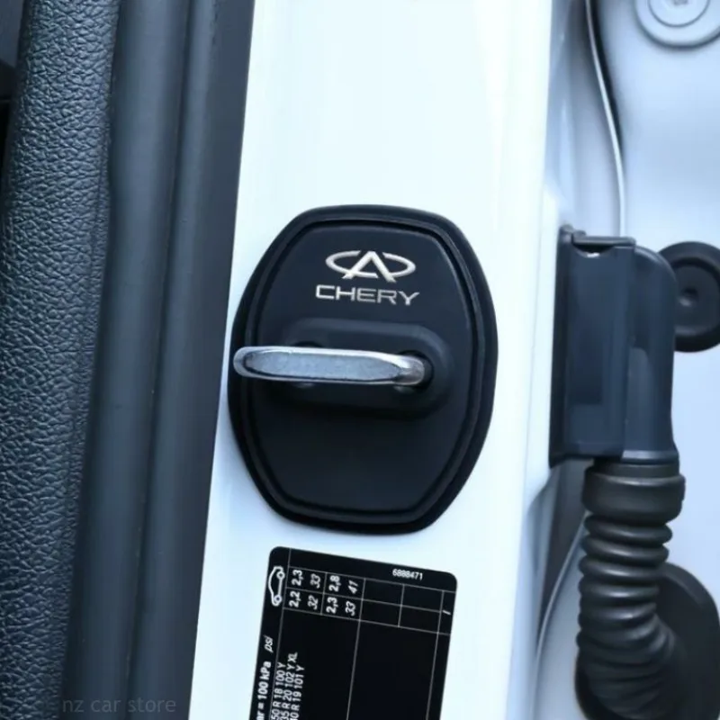 สำหรับรถยนต์ CHERY Tiggo 4 7 8 9 Pro Max FULWIN ARRIZO ฝาครอบป้องกันล็อคประตูรถยนต์ ซิลิโคน อุปกรณ์เสริม