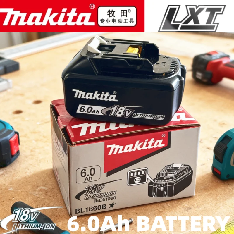 

Аккумулятор 6,0 Ач, работает с инструментами Makita LXT XPH18Z, XDT20Z, ✨ Расширенное время работы для тяжелых условий эксплуатации, как сверление сноса ✨