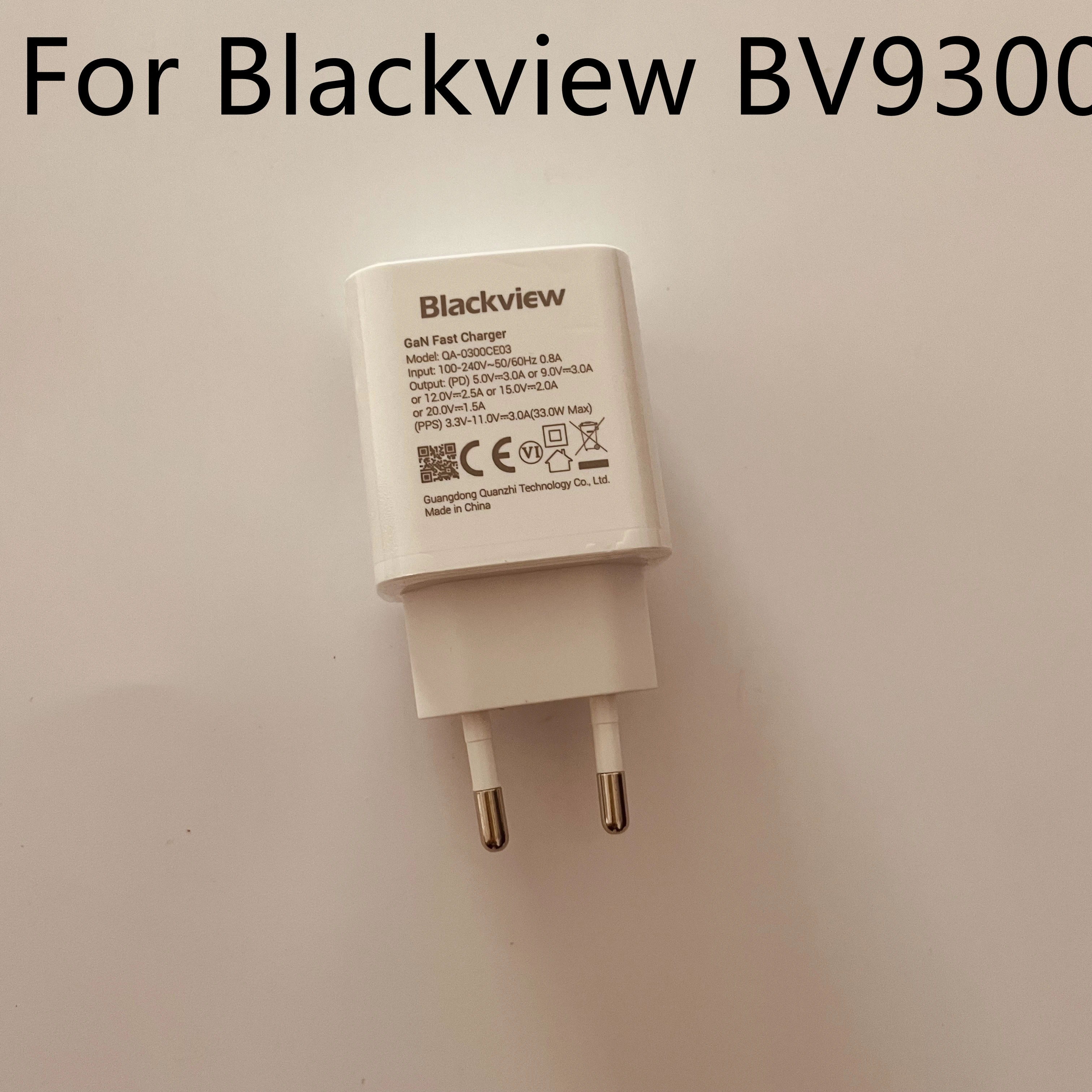 

Новое оригинальное зарядное устройство для путешествий Blackview BV9300 + кабель Type-C для смартфона Blackview BV9300, бесплатная доставка