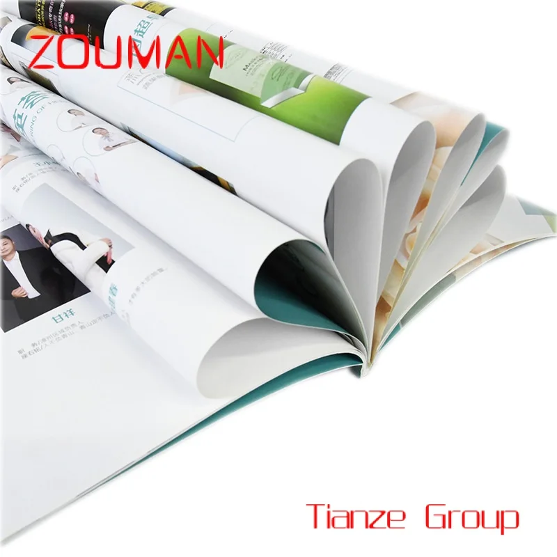 Custom , Cheap brochure printing service Customized red printed logo promotion flyer leaflet catalog booklet printing promotiona