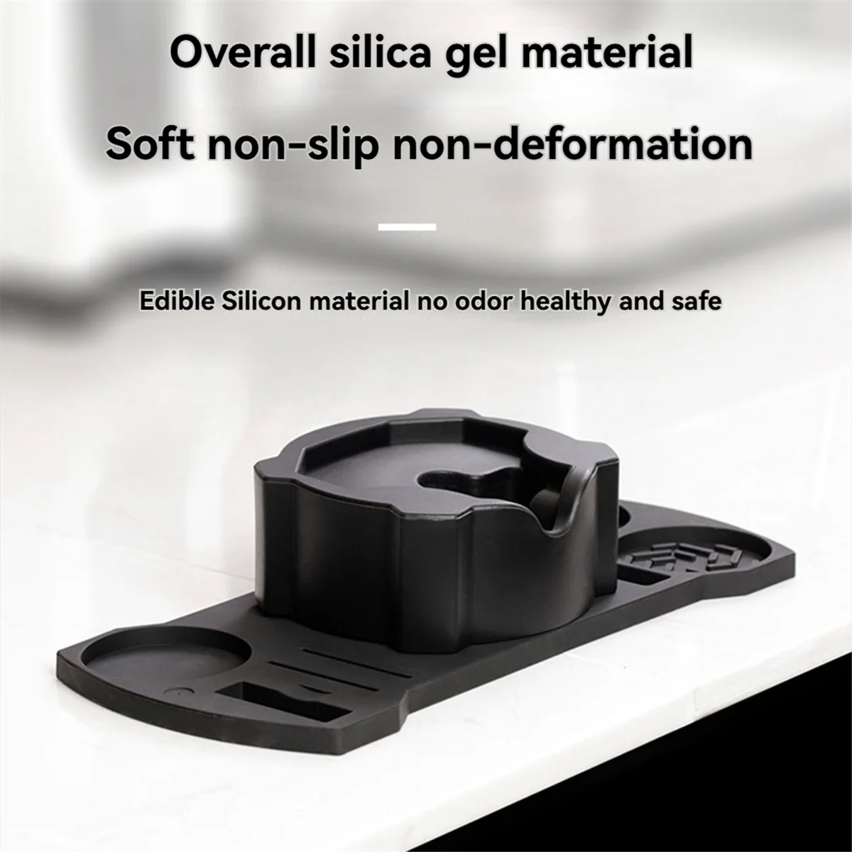 Espresso Tamper Station Base 51/54/58mm Universal Silicone Handle Dispenser Powder Dispenser Needle Seat Support A-A70Z