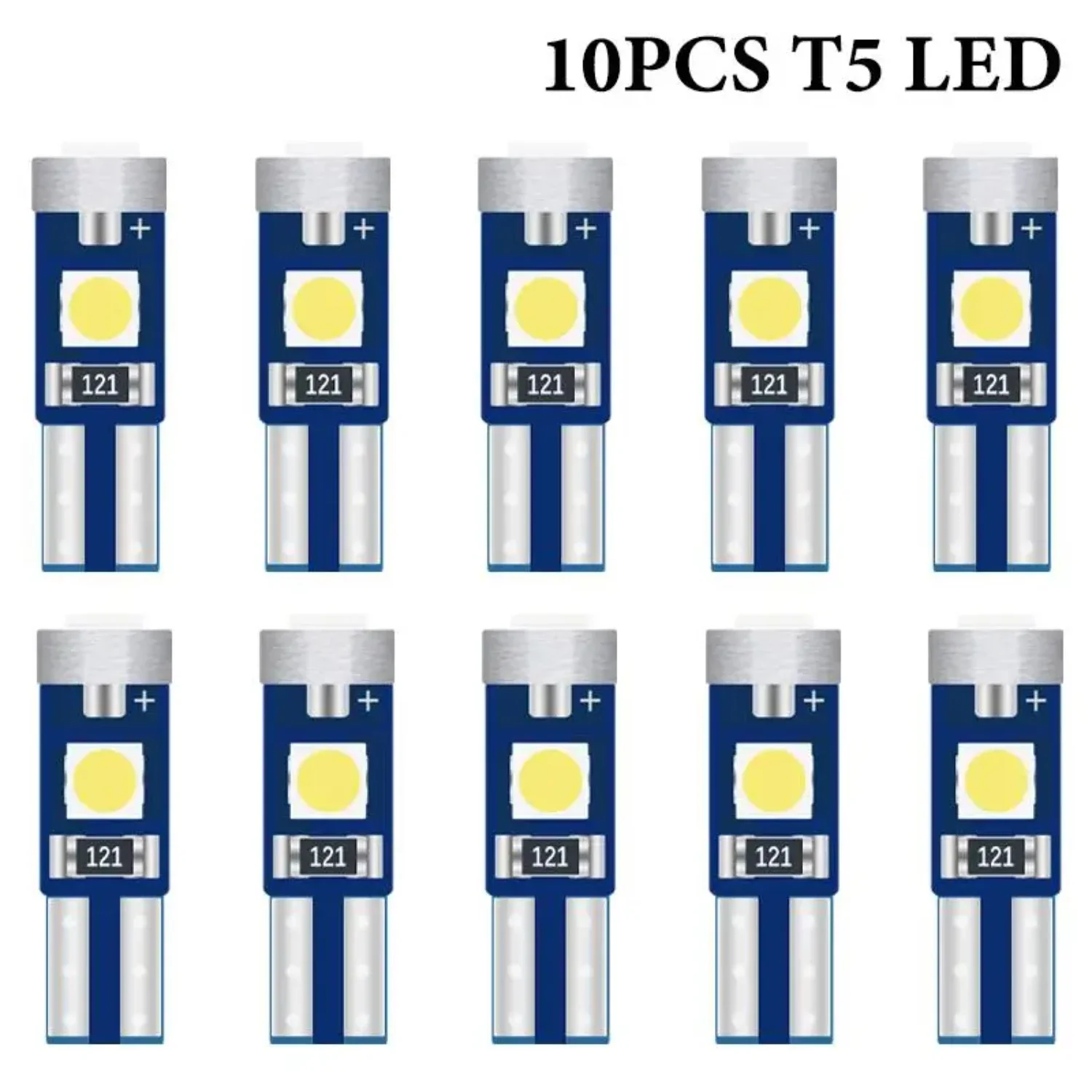 Verwandeln Sie Ihr Auto mit super hellem 10x t5 3smd 3030led Auto Interieur Armaturen brett Licht-schaffen Sie eine leuchtende Oase auf Ihrem Auto s