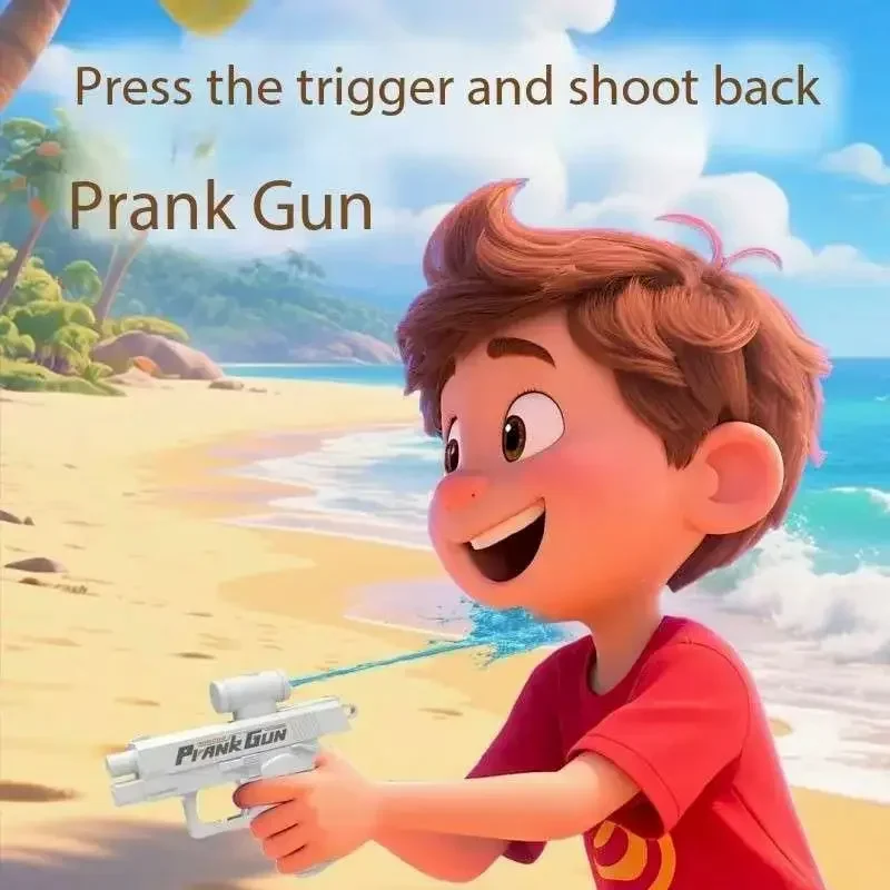 Die neueste tragbare EDC-Doppelseitige Umkehrwasserpistole für den Außenbereich, Streich-Umkehrwasserspray-Spielzeug, kreatives Kindergeschenk im Jahr 2025