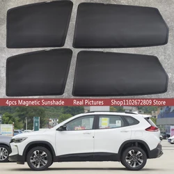 Magnetic Car Sunshade Shield Front Windshield Frame Curtain Sun Shades For Chevrolet Tracker Chevy Trax 2019 - 2023 Accessories