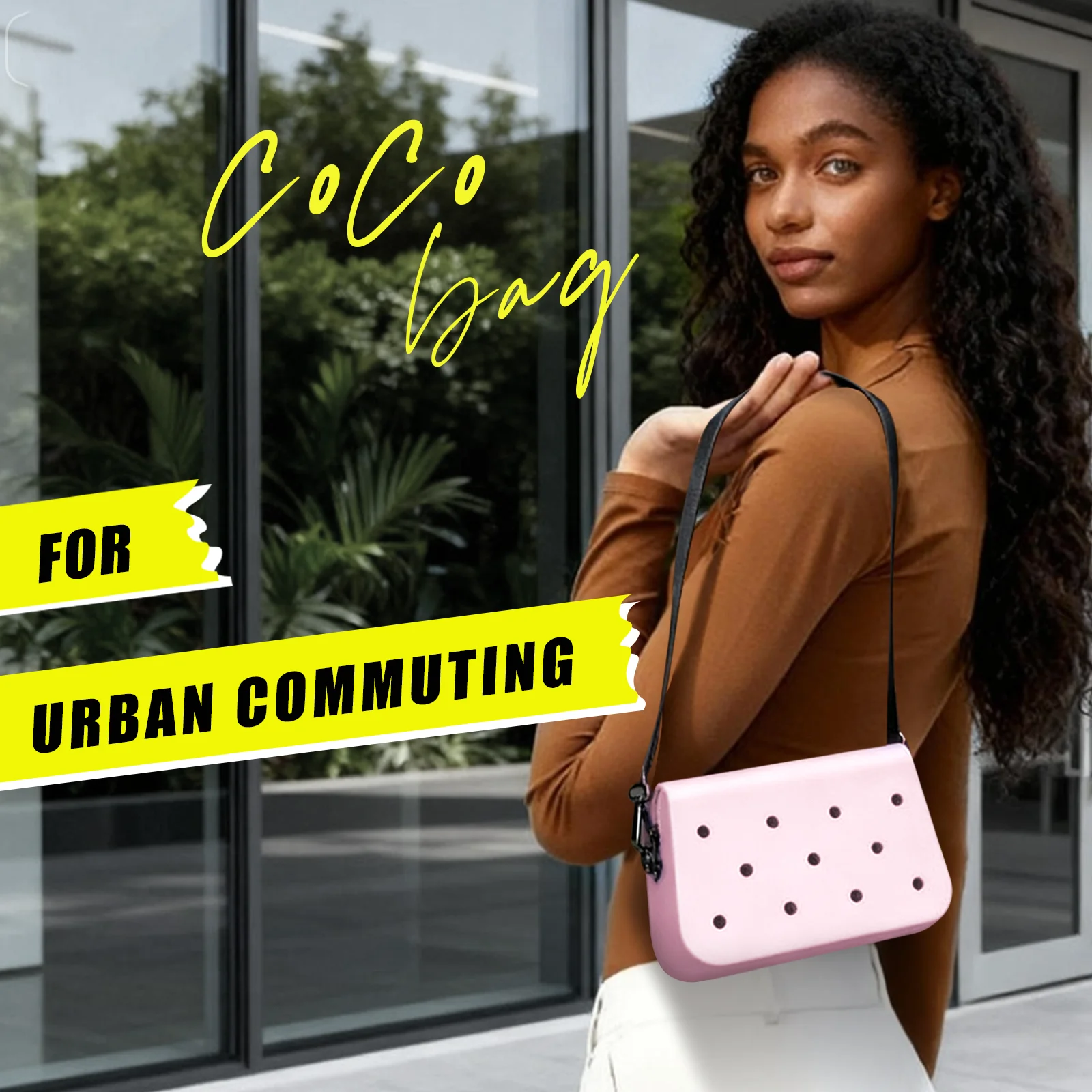 

Новая фиолетовая силиконовая сумка-тоут для девочек, подарок, миниатюрная сумка с отверстиями, модная женская сумка с диагональным крестом, сумка на плечо