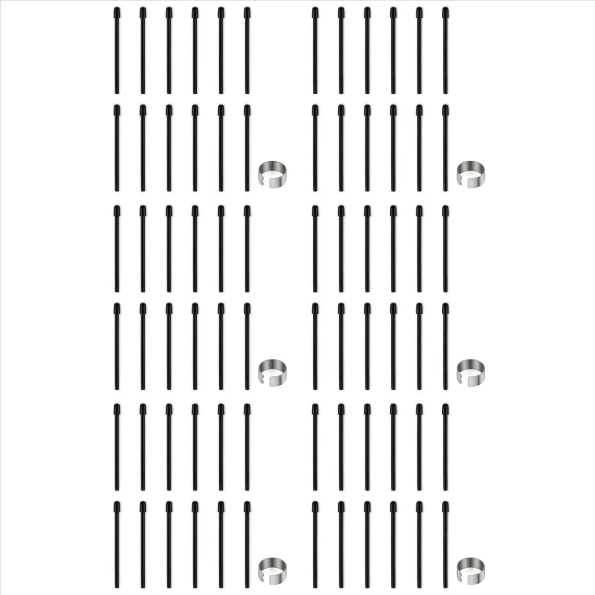 Top Standard Pen Nibs for WACOM, 72Pcs Black Replacement Refill Pen Tips for Wacom Intuos Pro, Wacom IMobileStudio Pro