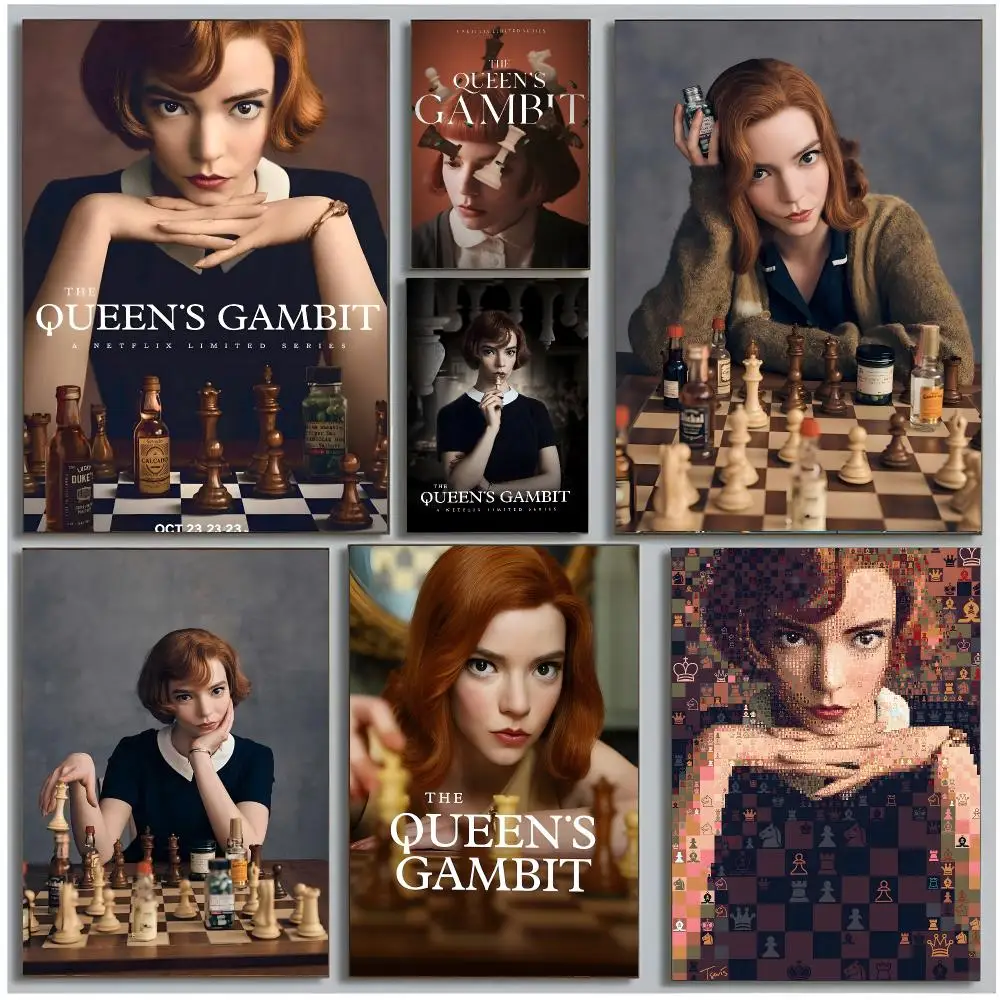 Cerebral Tvshow T-The Queens Gambit Poster Modern Wall Art Bedroom Living Room Print Unframed
