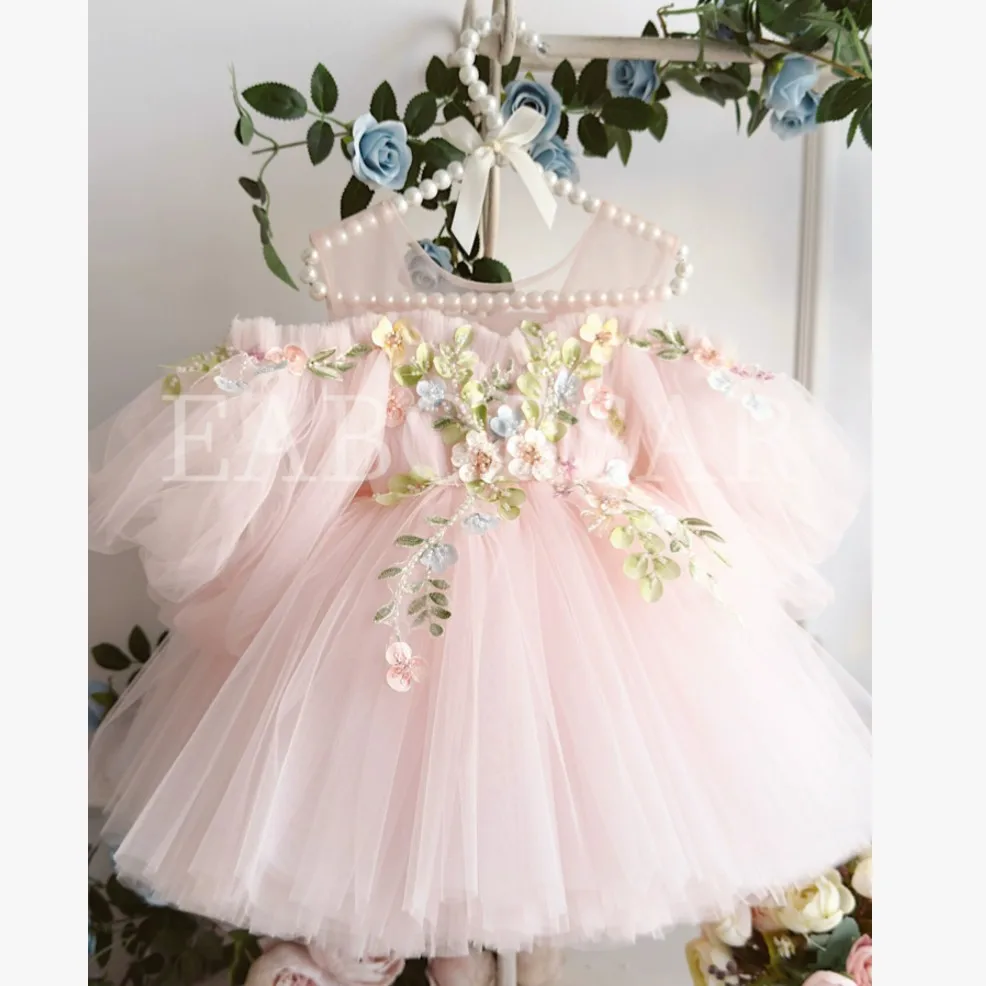 high-end-children's-princess-costume-host's-piano-performance-birthday-girls-party-dresses-a5013-vestidos-flower-girl-dresses