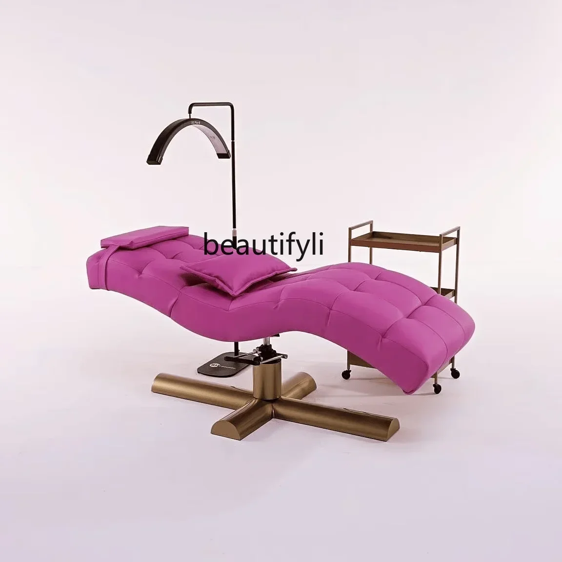 New S-type eyelash beauty bed, special bed for manicure, face wash and embroidery beauty salon