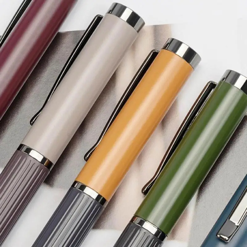 Metal Signing Pen with Pen Clip Refillable Write Smoohtly Business Gift Pen 