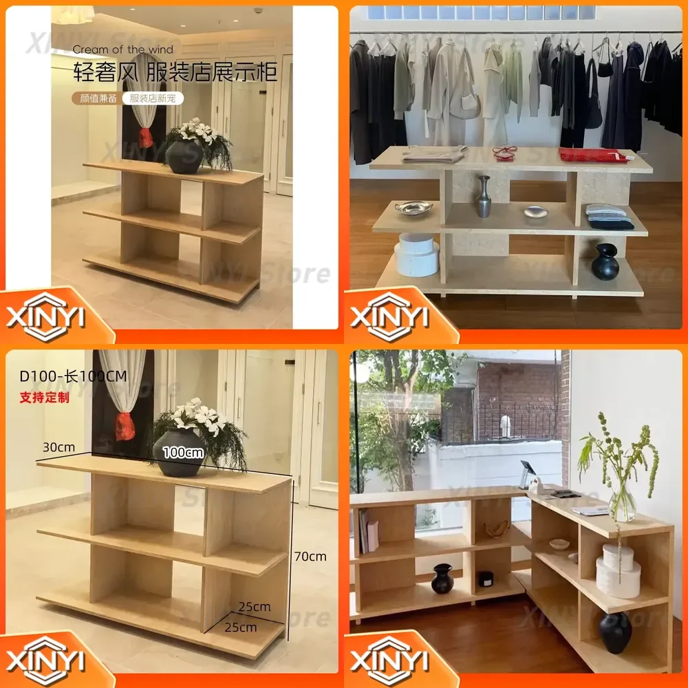 Nakajima Table for Clothing Store Birch Ocean Board Water Table Display Props Display Table Ornament Retail Store Furniture